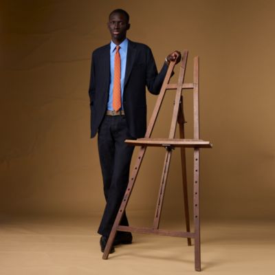 エルメス ネクタイ  オレンジ ハイブランド HERMES エルメスカラー ネクタイ シルク100